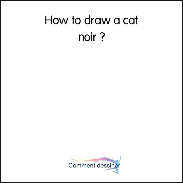 How to draw a cat noir